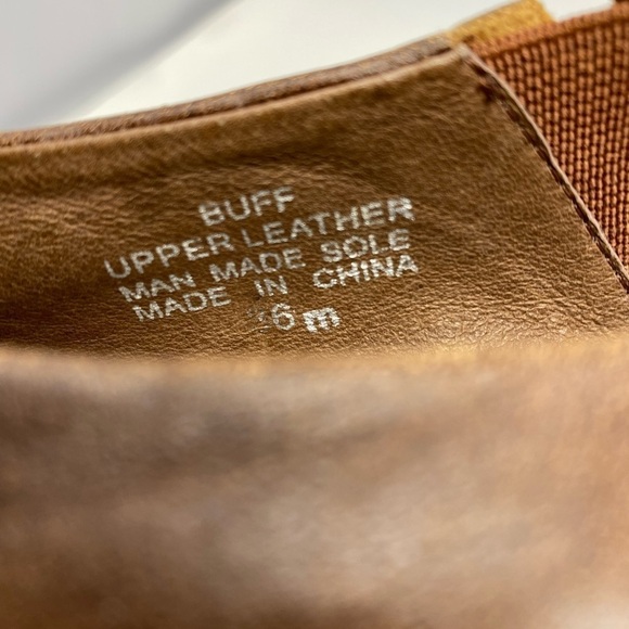 Jeffrey Campbell Buff Sandals Brown Leather Wood Block Heel 6 - Picture 4 of 7